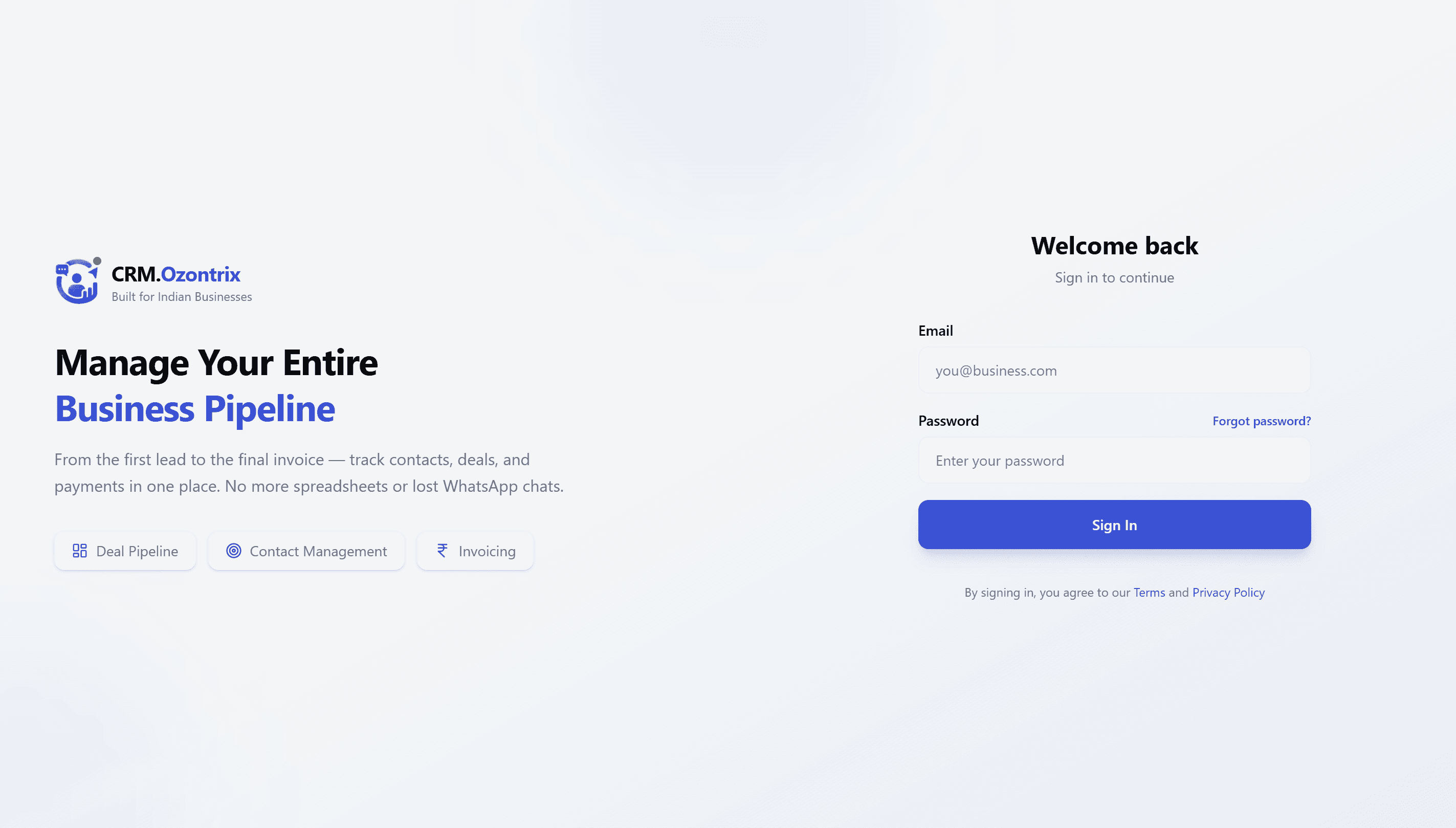 CRM by Ozontrix — Customer relationships, organized and automated